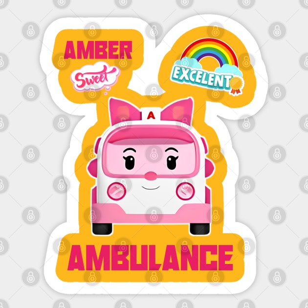 amber Sticker by scary poter